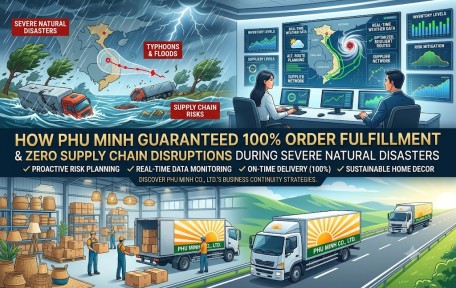 How Phu Minh Guaranteed 100% Order Fulfillment and Zero Supply Chain Disruptions During Severe Natural Disasters